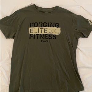 Reebok CrossFit Shirt men’s Sz large Green